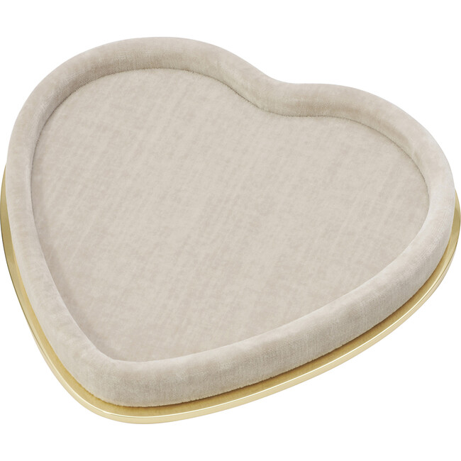 Heart-shape Vevlet Jewelry Display Tray